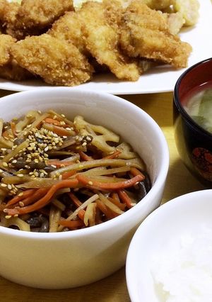 味付け材料3つ!!きんぴら~♪-レシピのメイン写真