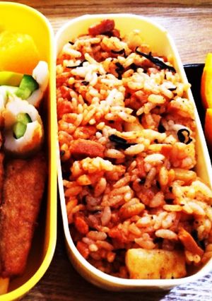 簡単シーフード高野豆腐ひじきの炒飯-レシピのメイン写真