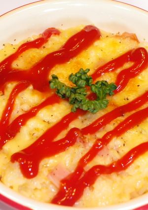 おひとりさまの速攻なんちゃってオムライス-レシピのメイン写真
