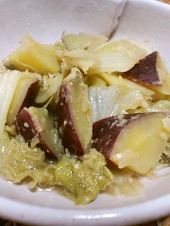さつまいもと白菜のピリッと炒め煮-レシピのメイン写真