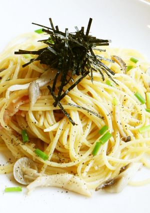 うま味絶品♪きのことベーコンの和風パスタ-レシピのメイン写真