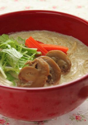 春雨入りマッシュルームスープ【天狗缶詰】-レシピのメイン写真