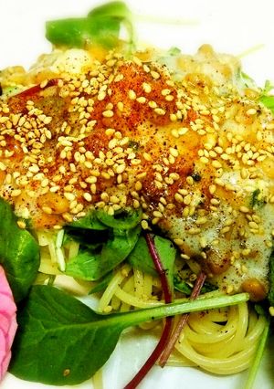 こぼれ梅でサラダパスタ♡-レシピのメイン写真
