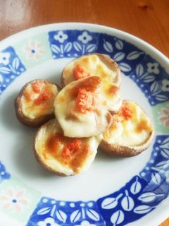 しいたけ♡明太子チーズ焼き♡-レシピのメイン写真