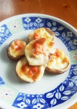 しいたけ♡明太子チーズ焼き♡-レシピのメイン写真