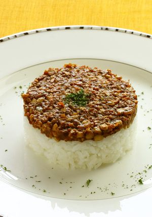 ひきわり大豆のドライカレー【天狗缶詰】-レシピのメイン写真