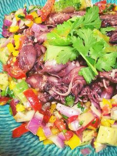 ホタルイカのメキシカンサラダ!セビチェ-レシピのメイン写真