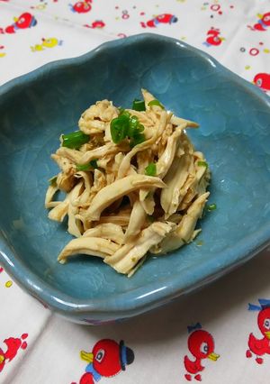 鶏ささみのゆず胡椒合え-レシピのメイン写真