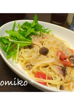 新玉ねぎとしらすのオイルパスタ-レシピのメイン写真
