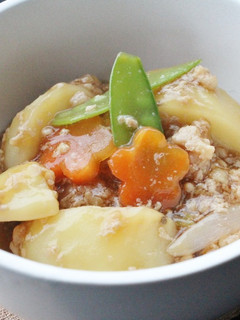 常備野菜で★癒しのじゃがいもそぼろ煮-レシピのメイン写真