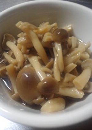 しめじのめんつゆ煮-レシピのメイン写真
