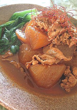 ちょっとピリ辛＊大根と豚肉の甘みそ煮＊-レシピのメイン写真