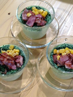 ほうれん草の茶碗蒸し-レシピのメイン写真