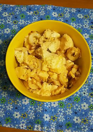 超簡単♪極貧↓豆腐と竹輪の卵とじ(涙)-レシピのメイン写真