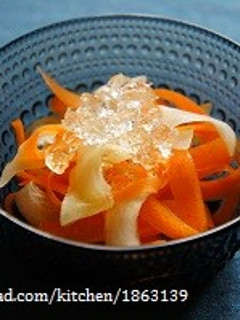おせちにも♪にんじんと大根のりぼんマリネ-レシピのメイン写真
