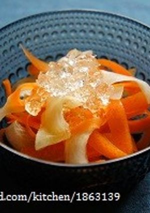おせちにも♪にんじんと大根のりぼんマリネ-レシピのメイン写真