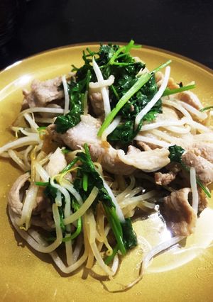 豚肉のパクチー炒め-レシピのメイン写真