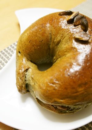 和のハーブ　よもぎベーグル-レシピのメイン写真