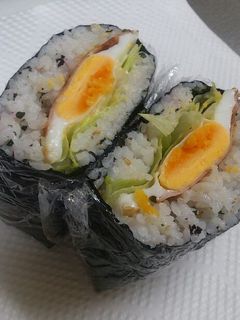 ハムエッグのおにぎらず♪-レシピのメイン写真