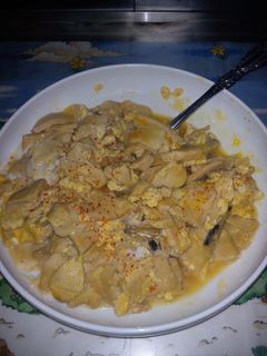 余った高野豆腐の煮物で手抜き卵とじ-レシピのメイン写真