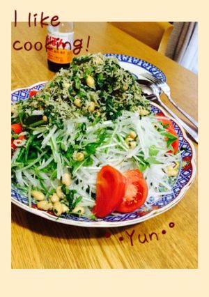 栄養満点！ジャコと大豆のサラダ！-レシピのメイン写真
