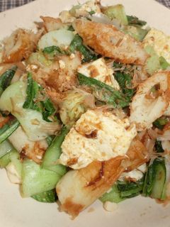 チンゲン菜とちくわのチャンプルー-レシピのメイン写真