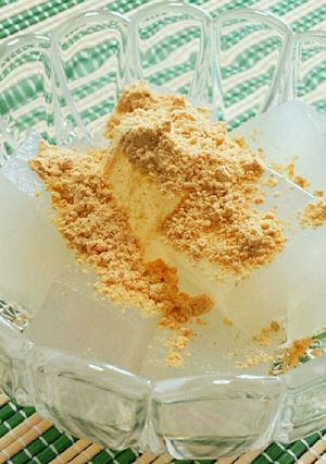 ダイエット！寒天をわらび餅の食感に♡-レシピのメイン写真