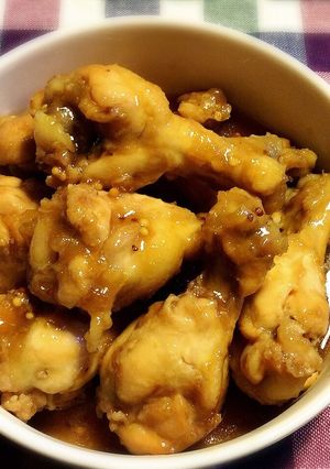 塩レモンレシピ・手羽元ハニーマスタード煮-レシピのメイン写真