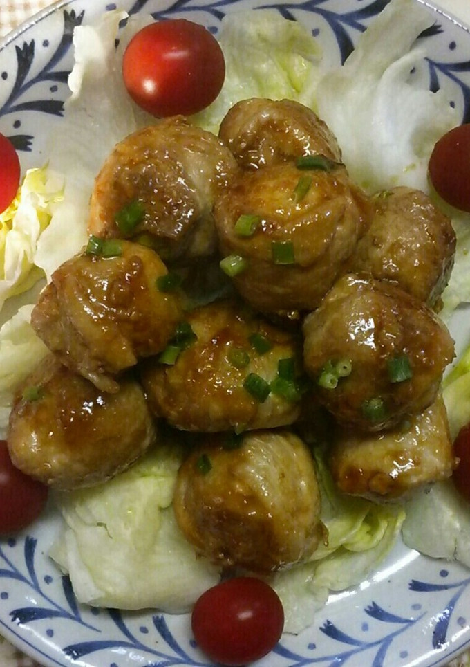 肉巻きウズラの卵の照り焼き-レシピのメイン写真
