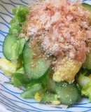 春キャベツ簡単浅漬け♪鰹節・ゴマで美味♪