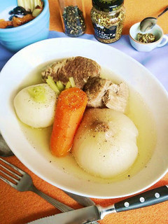 琥珀色☆牛肉と新玉ねぎのポトフ!-レシピのメイン写真