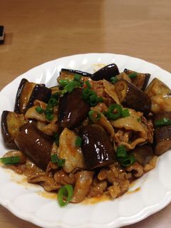 茄子と豚バラのピリ辛炒め-レシピのメイン写真