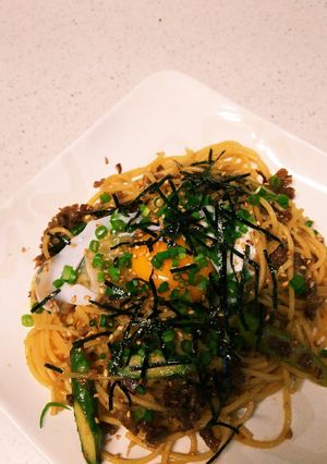 牛肉と旬のアスパラトロッとパスタ-レシピのメイン写真