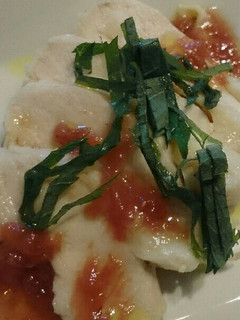 ゆで鶏肉~梅ソースかけ-レシピのメイン写真