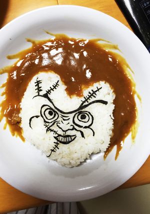 チャッキーカレー！ ハロウィンに-レシピのメイン写真