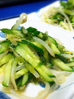 あおさ入り きゅうりともやしのナムル-レシピのメイン写真