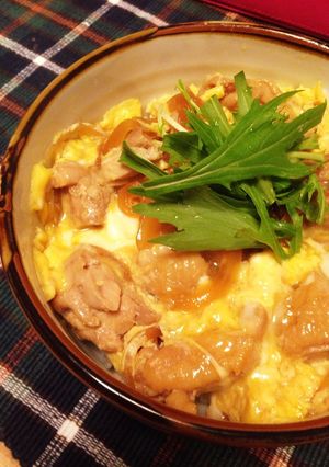 うどん屋さんの親子丼-レシピのメイン写真