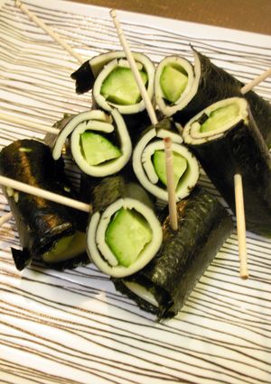 スライスチーズのかっぱ海苔巻き-レシピのメイン写真