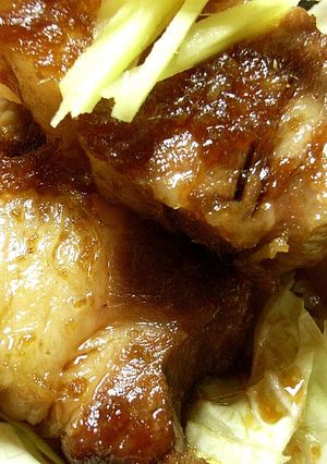 こってり豚かたまり丼-レシピのメイン写真