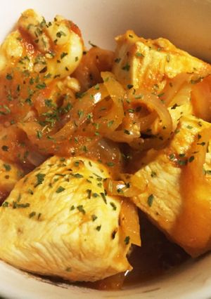 簡単！クラシコパスタソースでチキン煮込み-レシピのメイン写真