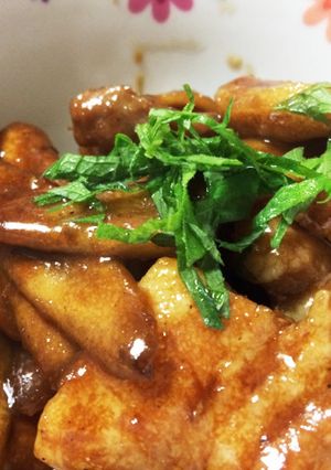 市販の調味料で♡豚バラと牛蒡の味噌煮-レシピのメイン写真