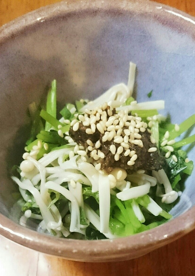 えのきと三つ葉の小鉢-レシピのメイン写真