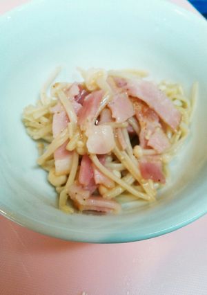 えのき茸のベーコンバター炒め★簡単過ぎ-レシピのメイン写真