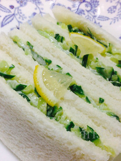 キューカンバーサンドイッチ(胡瓜)-レシピのメイン写真
