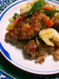 豚こまで節約メニュー!メインな野菜炒め!-レシピのメイン写真