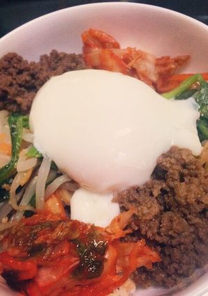 簡単ランチ夜ごはんお弁当☆ビビンバ丼-レシピのメイン写真