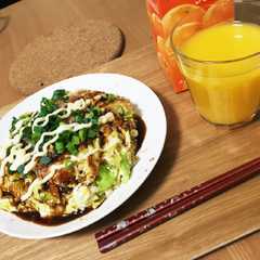 簡単！豆腐とキャベツのお好み焼き-レシピのメイン写真
