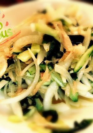 新玉ねぎわさび風味サラダ-レシピのメイン写真