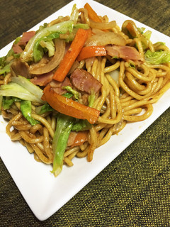 焼きそばアレンジ!ガーリックバター-レシピのメイン写真