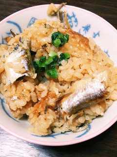 めんつゆで作るししゃもの炊き込みごはん♪-レシピのメイン写真
